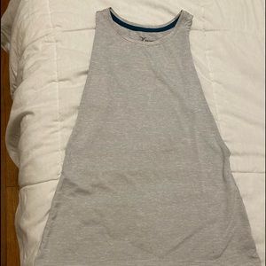 2/$13 Old Navy Active Teal Blue & Gray Muscle Tank
